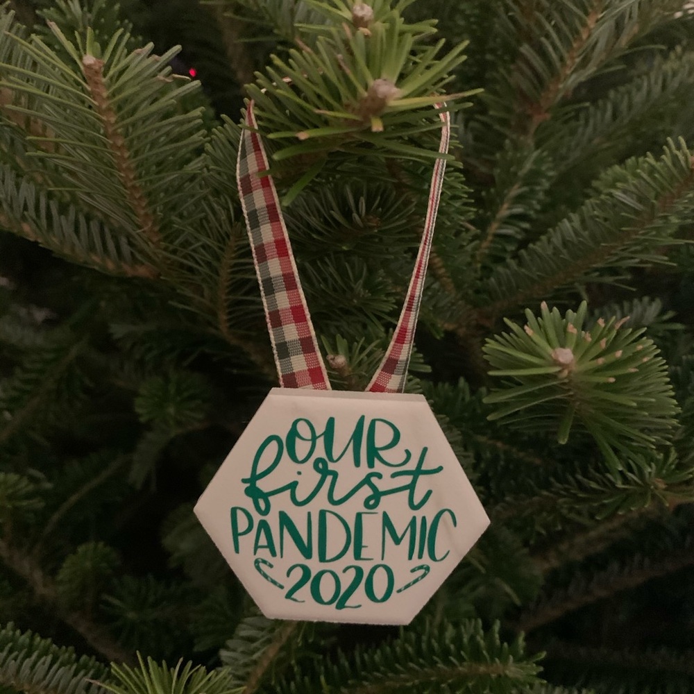 2020 Covid Pandemic Christmas Ornament